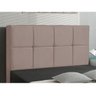 Cabeceira Damares para Cama Box Solteiro Platinum Decor Nude - 2