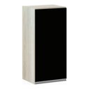 Ver imagem 1 de Armário Aéreo 35cm 1 Porta Lis Legno Crema C/Preto