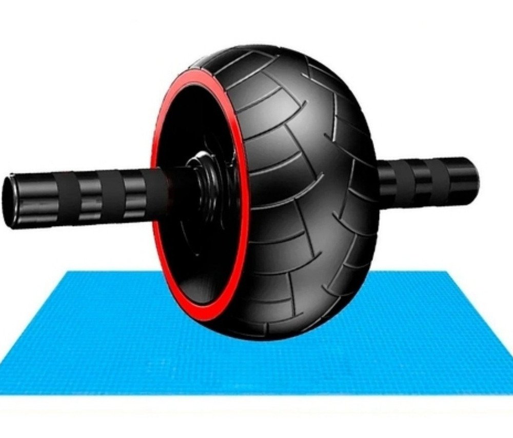 Roda Aparelho Abdominal Lombar Academia Exercícios Compacto - 1