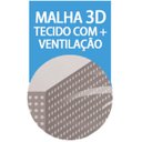Ver imagem 7 de Cama Box Queen Castor Black e White Air One Face D33 158x198x50 + Box Castor