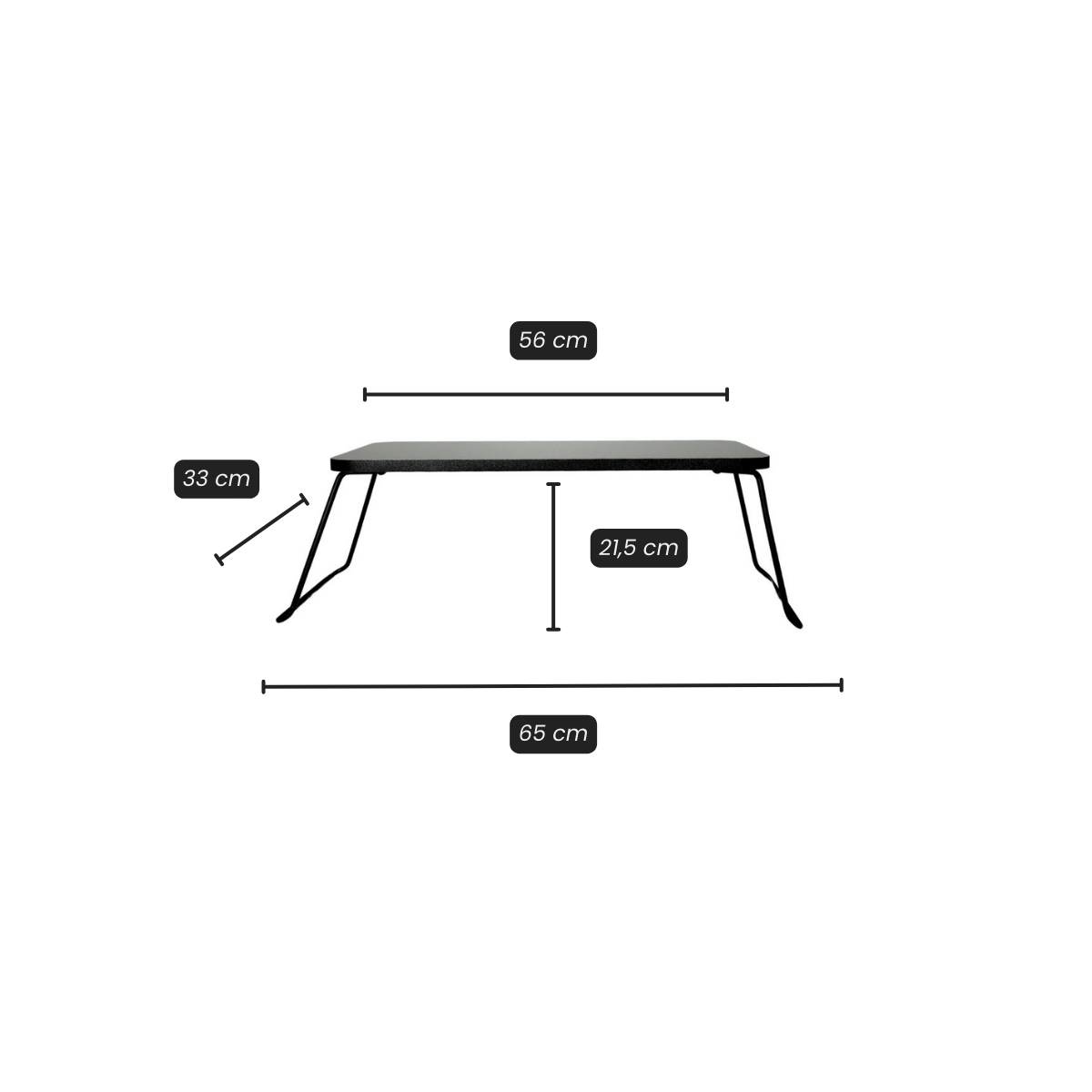 Suporte de Notebook Apoio Bandeja para Trabalho Home Office - 7