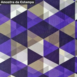 Poltrona Cadeira Decorativa Nina Encosto Alto Rodapé Triangulo Roxo - 7