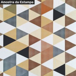 Poltrona para Penteadeira Camarim Nina Triangulo Bege Rodapé - 7