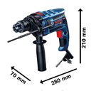 Ver imagem 6 de Furadeira de Impacto 1/2 Pol 850w Gsb 16 Re Bosch Gsb16re