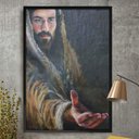 Ver imagem 1 de Quadro Decorativo Jesus Pintura Dando A Mão-24x34Cm
