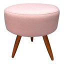 Ver imagem 2 de Puff Decorativo Redondo 40 Cm Dóris Pé Palito Suede