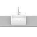 Ver imagem 2 de Cuba Roca Apoio Quadrada C/mesa Terra T8 350x350 Black Matte Branco