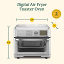 Ver imagem 3 de Cuisinart Toa-65 Forno Elétrico Digital com Air Fryer, 1800w (prata)