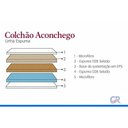 Ver imagem 6 de Colchão Casal Espuma Anatômico Paropas Ortopédico Aconchego 138x188x30