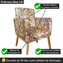 Ver imagem 5 de Poltrona Estampada Nina Mosaico para Costura Rodapé