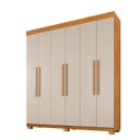 Ver imagem 2 de Guarda-Roupa Casal 6 Portas 2 Gavetas MDF Miami Yescasa