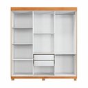 Ver imagem 4 de Guarda-Roupa Casal 6 Portas 2 Gavetas MDF Miami Yescasa