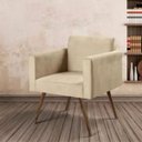 Ver imagem 2 de Poltrona Decorativa Nina Platinum Decor Nude