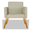 Ver imagem 3 de Poltrona Decorativa Nina Platinum Decor Nude