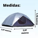 Ver imagem 2 de Barraca Luna Grande 7 Lugares C/ Sobreteto Camping Mor