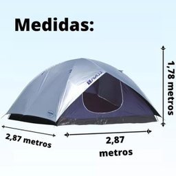 Barraca Luna Grande 7 Lugares C/ Sobreteto Camping Mor - 2