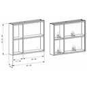 Ver imagem 4 de Espelheira em Aço com Armário Ameixa Cinza 60cm - P101220 - Cozimax Espelheira em Aco com Armario Am