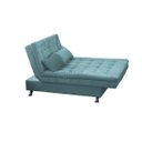 Ver imagem 1 de Sofá Cama Casal Reclinável Maria - Azul Pena