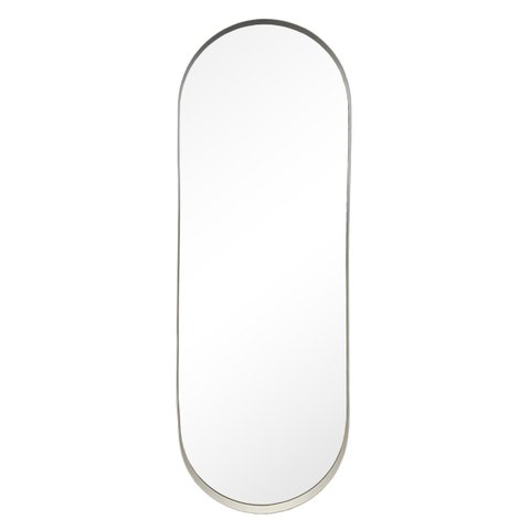 Espelho Decorativo Urban Branco 120x40cm Oblongo