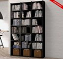 Ver imagem 1 de Livreiro Multiuso 18 Prateleiras Preto Montenegro Bela Casa