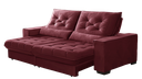Ver imagem 2 de Sofá Retrátil e Reclinável 2,70m Suede Juliette Vinho