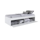 Ver imagem 3 de Cama Solteiro 80 Com 4 Portas Tokio Art in Móveis Branco
