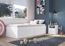 Ver imagem 2 de Cama Solteiro 80 Com 4 Portas Tokio Art in Móveis Branco