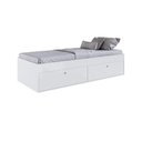 Ver imagem 4 de Cama Solteiro 80 Com 4 Portas Tokio Art in Móveis Branco
