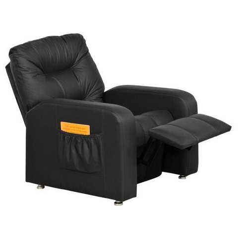 Poltrona Matrix Reclinável Azera - Preto corino