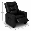 Ver imagem 7 de Poltrona Matrix Reclinável Azera - Preto Corino