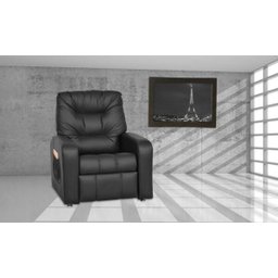 Poltrona Matrix Reclinável Azera - Preto corino - 3