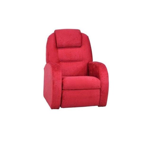 Poltrona do Papai Reclinável Civic - Vermelho Suede