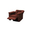 Ver imagem 3 de Poltrona do papai Reclinável Motorizada Porsche - Veludo vinho