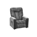 Ver imagem 1 de Poltrona do Papai Reclinável Pallas MX5 - Veludo Chumbo