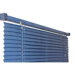 Persiana Horizontal PVC Azul 70 (L) x 132 (A) cm Cortina Completa C/ Kit de Instalação 0,70 x 1,32 - 5