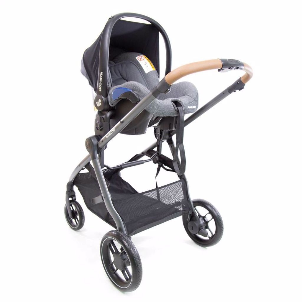 Carrinho de Bebê com Bebê Conforto Travel System Anna³ Trio Maxi-Cosi Sparkilng Grey - 12