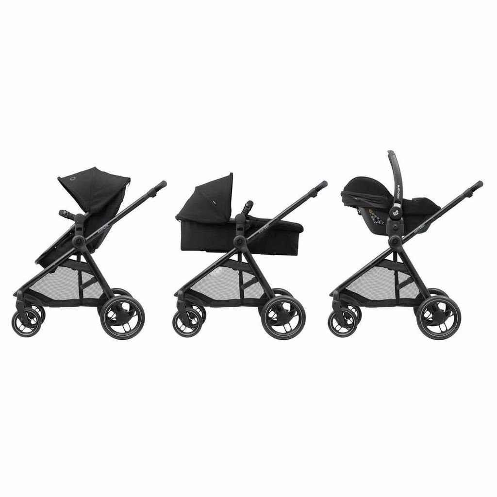 Carrinho de Bebê com Bebê Conforto Travel System Anna³ Trio Maxi-Cosi Sparkilng Grey - 11
