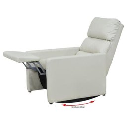 Poltrona Reclinável com Balanço Fiesta - Bege Corino - 1