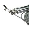 Corda de Pular Speed Rope Aço Alumínio Cross 3m Prata - 2
