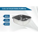 Ver imagem 2 de Multiuso de Cozinha Cuba Embutir Multilinha Aço - Itatiaia