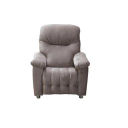 Poltrona do Papai Reclinável Virtus - Veludo Marrom Claro - 1