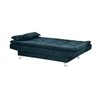 Sofá Cama Casal Reclinável Salomé - Preto Suede Amassado - 2