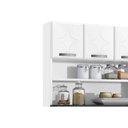 Ver imagem 6 de Kit de Cozinha Compacta Rubi Smart Aço 6 Portas e 1 Gaveta 105cm Branco/preto - Telasul