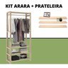 Conjunto Arara Mais Três Suporte Para Sacada Versátil - 2