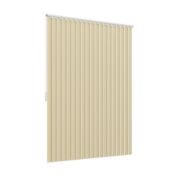 Persiana Vertical em Pvc Crisdan Largura 1,20 X 2,20 Altura Bege - 2