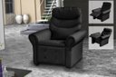 Ver imagem 4 de Poltrona do papai Reclinável Tracker - Preto corino