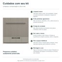 Ver imagem 4 de Kit Smart com Rack New Bend Liso Principal Incolar Grigio Metal Dourado