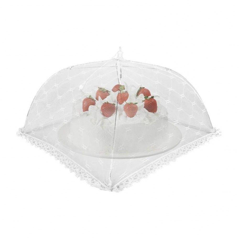 Kit 4 Protetor Tela Mosquiteiro 35cm para Bolo e Alimentos - 3