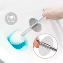 Ver imagem 7 de Escova Sanitária Branca Inox com Suporte Tampa Higiênica 38,3 Cm