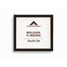 MOLDURA 50x50 PRETO ARTE FOTO GRAVURA IMAGEM COM PETG - 1